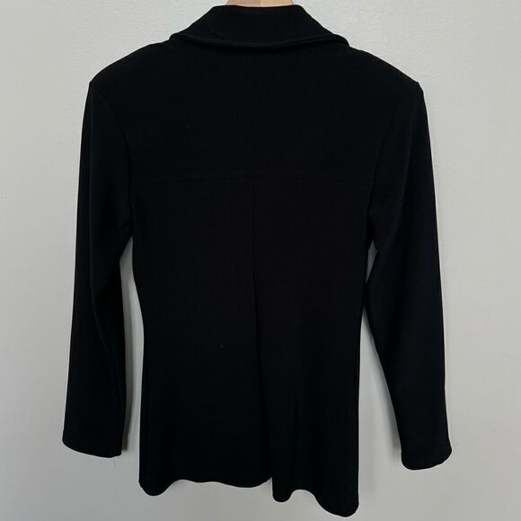 Vintage 90’s LULY K Blazer Jacket Button Down Black Size Small - Picture 4 of 8